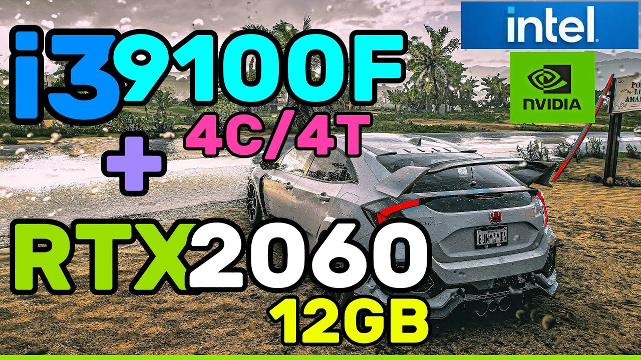 Intel i3 9100F + RTX 2060 12GB | Tested in Games (2025) | 1080p