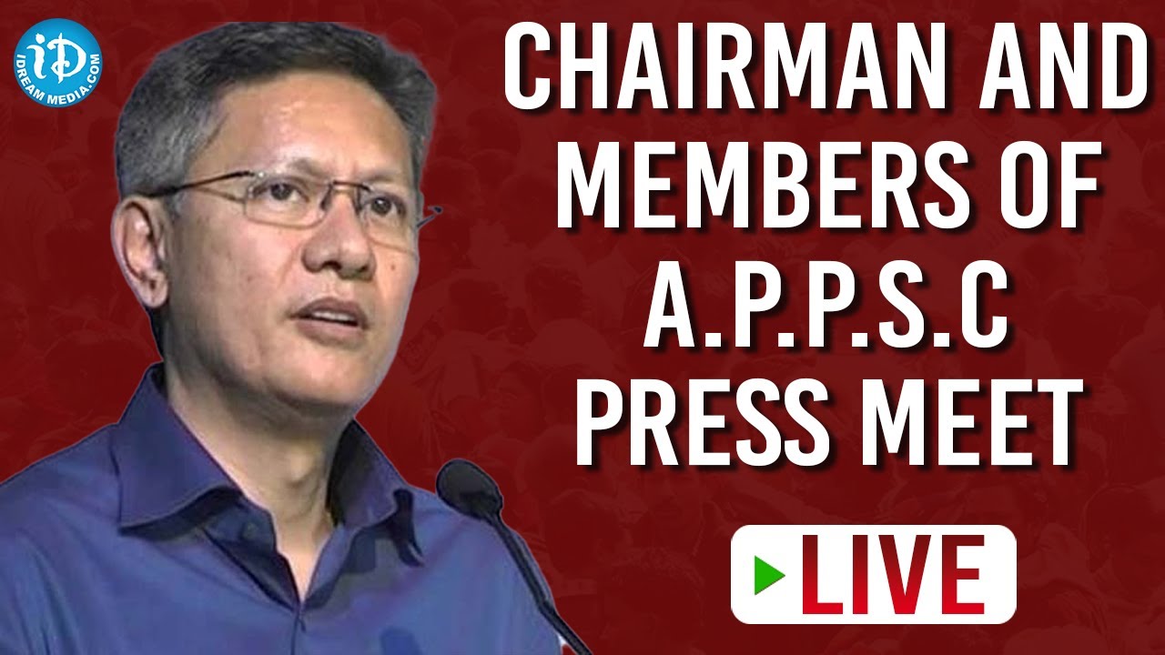 LIVE: Chairman and Members of A.P.P.S.C Press Meet at New HoD Buildings ||Vijayawada || iDream News