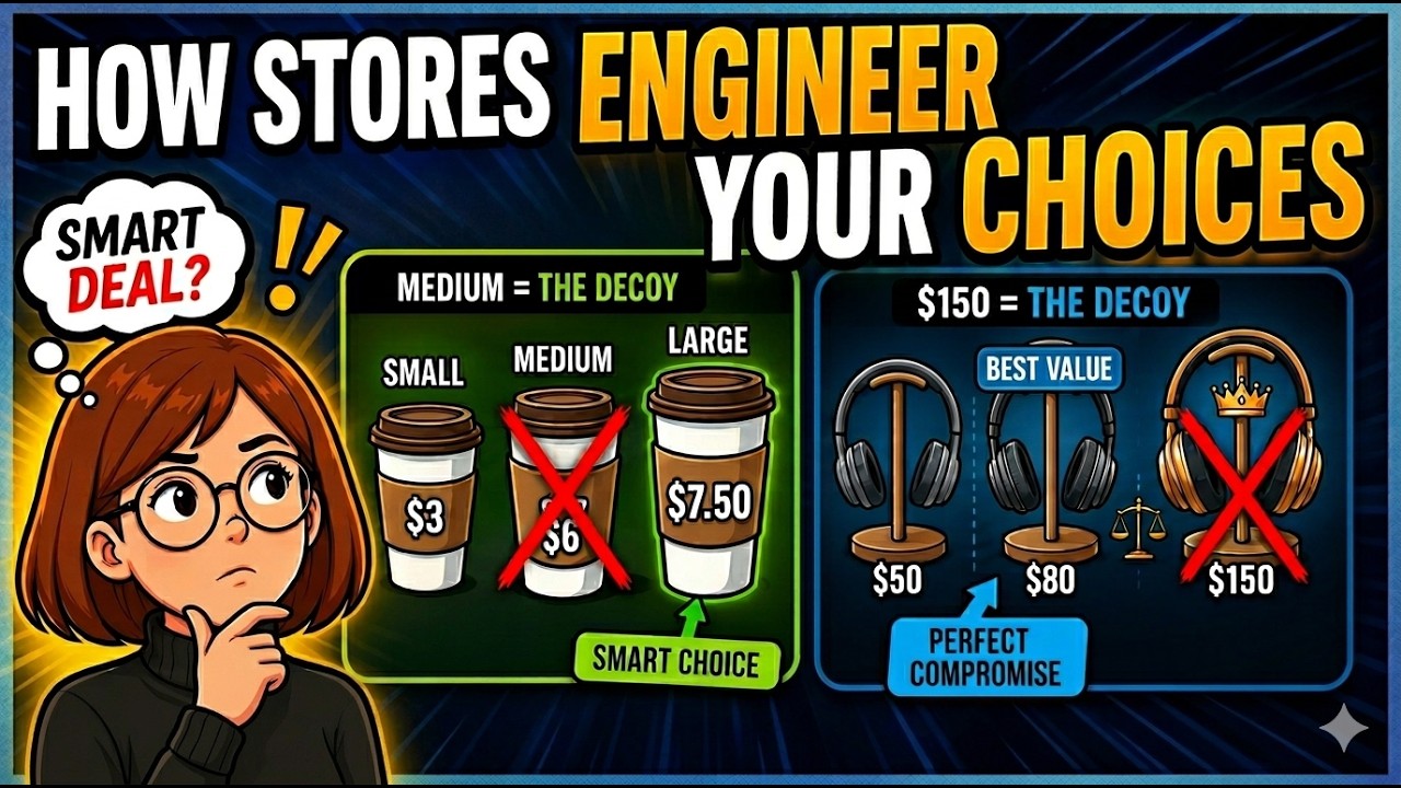 How Stores Make You Choose Their Favorite Option &mdash; Not Yours | Relativity & Decoy Pricing (PPS #3)