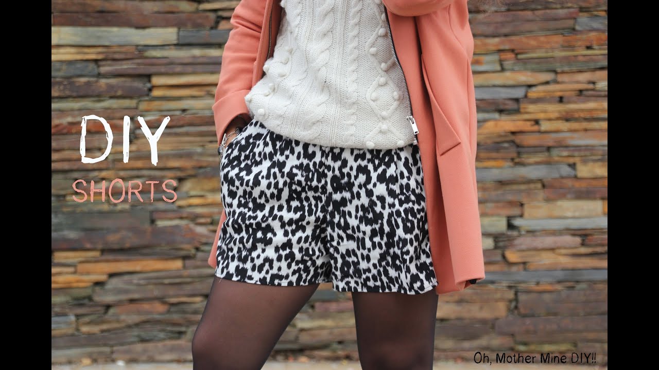DIY Pantalón shorts con bolsillos