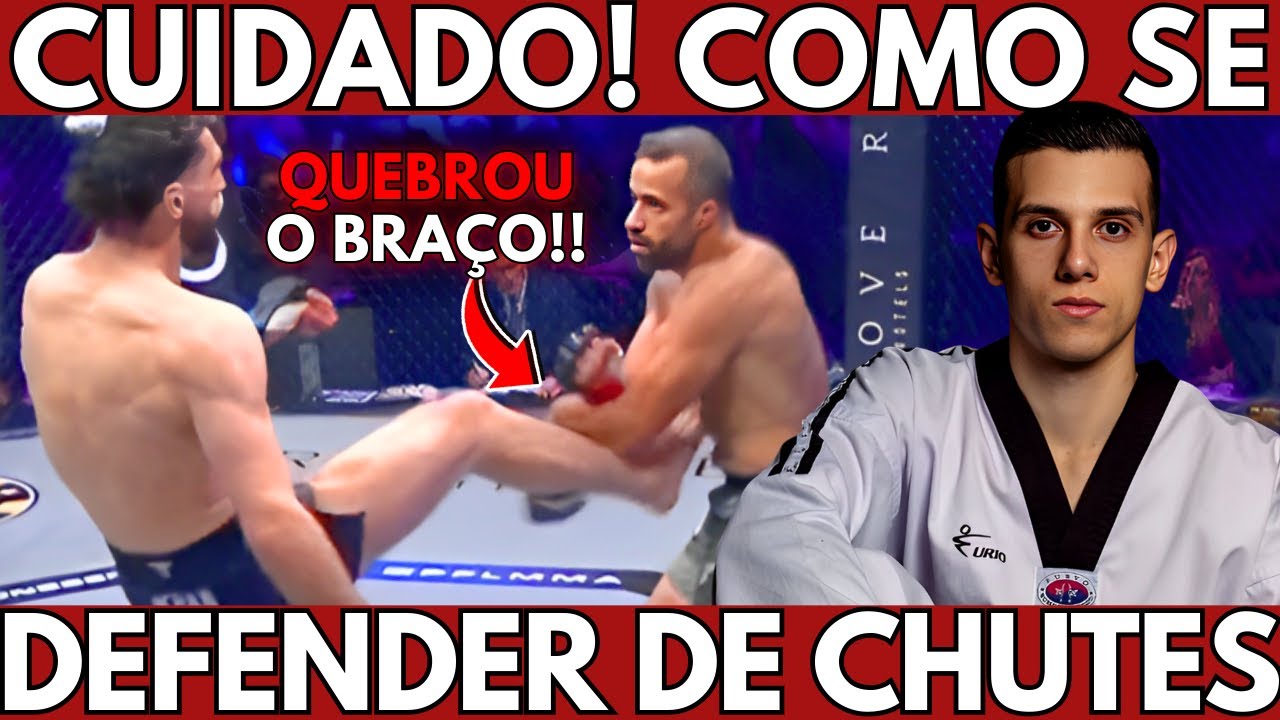 Como se DEFENDER de CHUTES do JEITO CERTO? (TAEKWONDO)