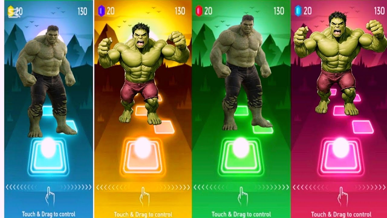Paw Patrol Tiles Hop : Hulk Heroes 🎵🔥