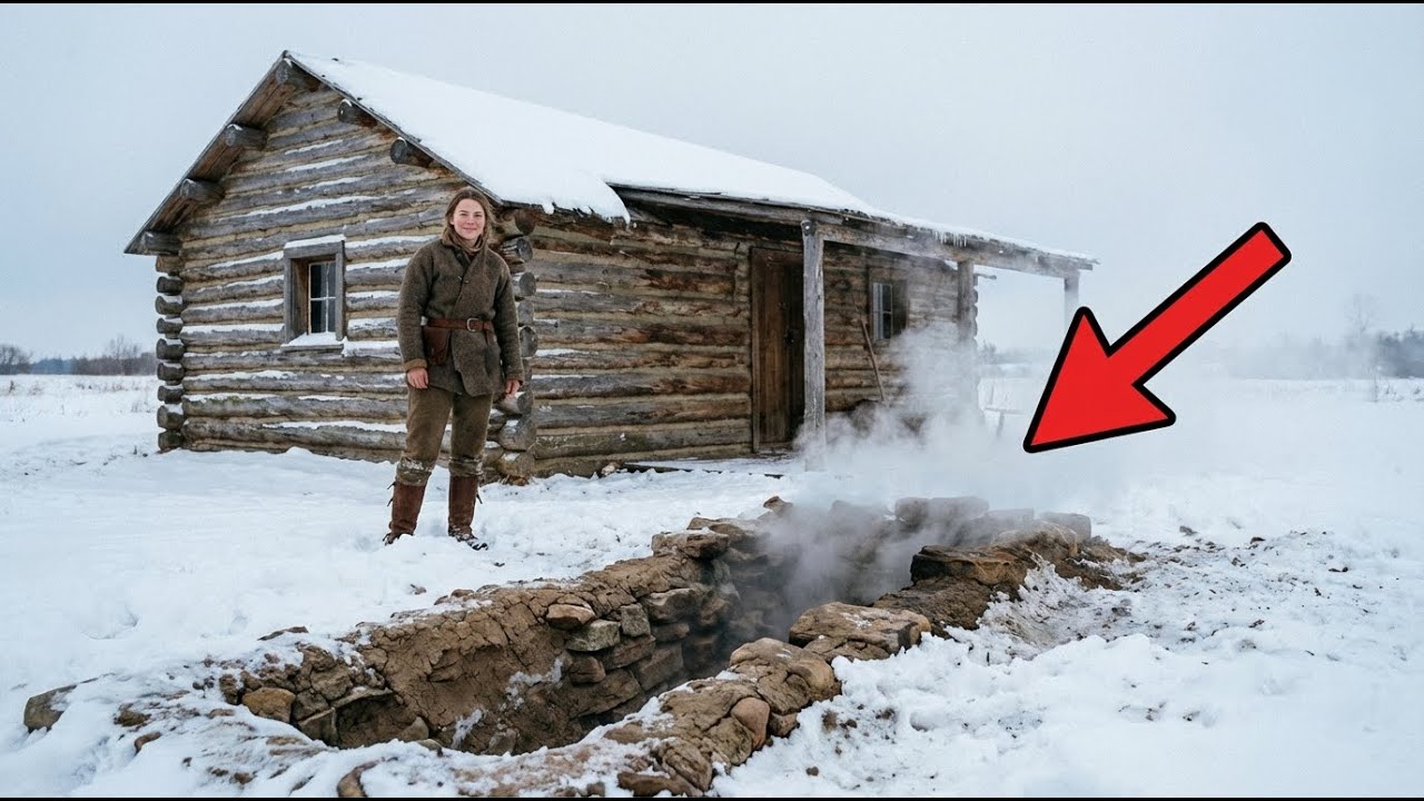 Her Cabin Had No Chimney — Until Neighbors Found She Installed The Chimney Beneath The Cabin