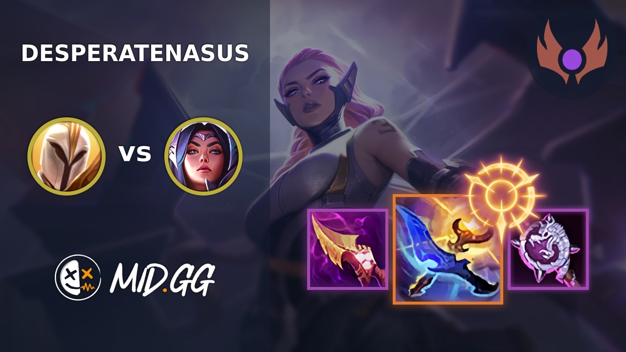 MID.GG: [ DesperateNasus ] Kayle MID vs Irelia | EUW MASTER | LOL Season 2026