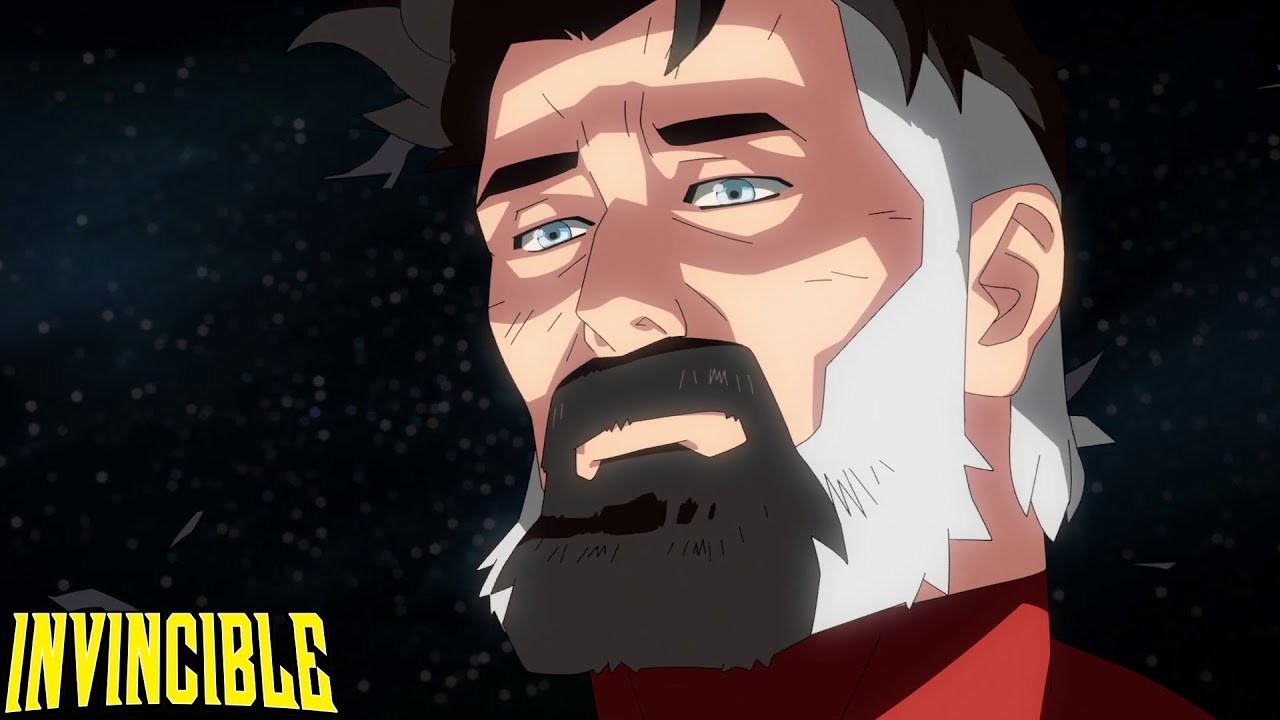 Omni-Man after abandoning Earth - Invincible