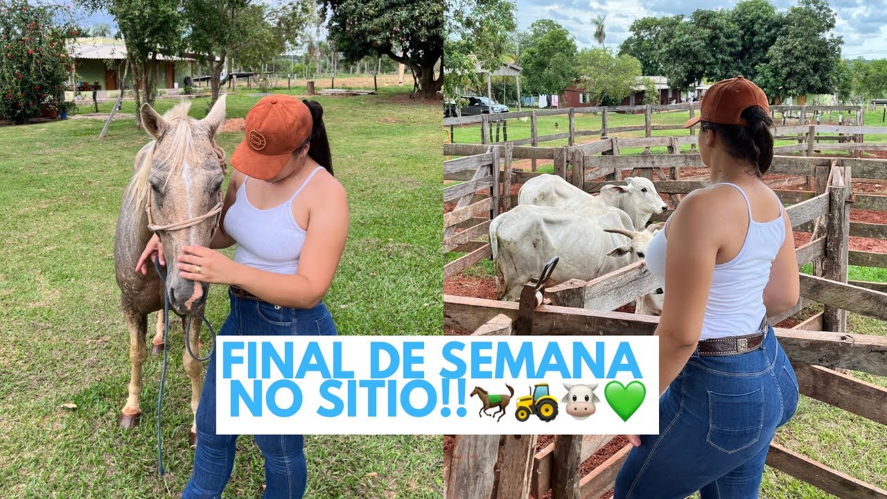 Final de semana no sítio!💚🐎🐮🚜 #vlog #vlogsimples #diaadianositio 