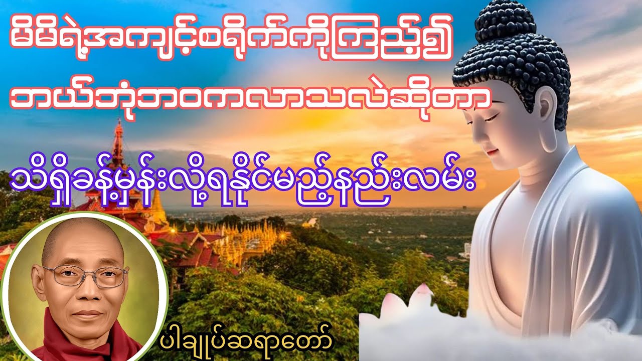 မိမိရဲ့နေထိုင်မှုပုံစံကိုကြည့်၍ဘယ်ဘဝကလာတယ်ဆိုတာခန့်မှန်းသိရှိနိုင်တယ်#ပါချုပ်ဆရာတော်#တရားတော်များ