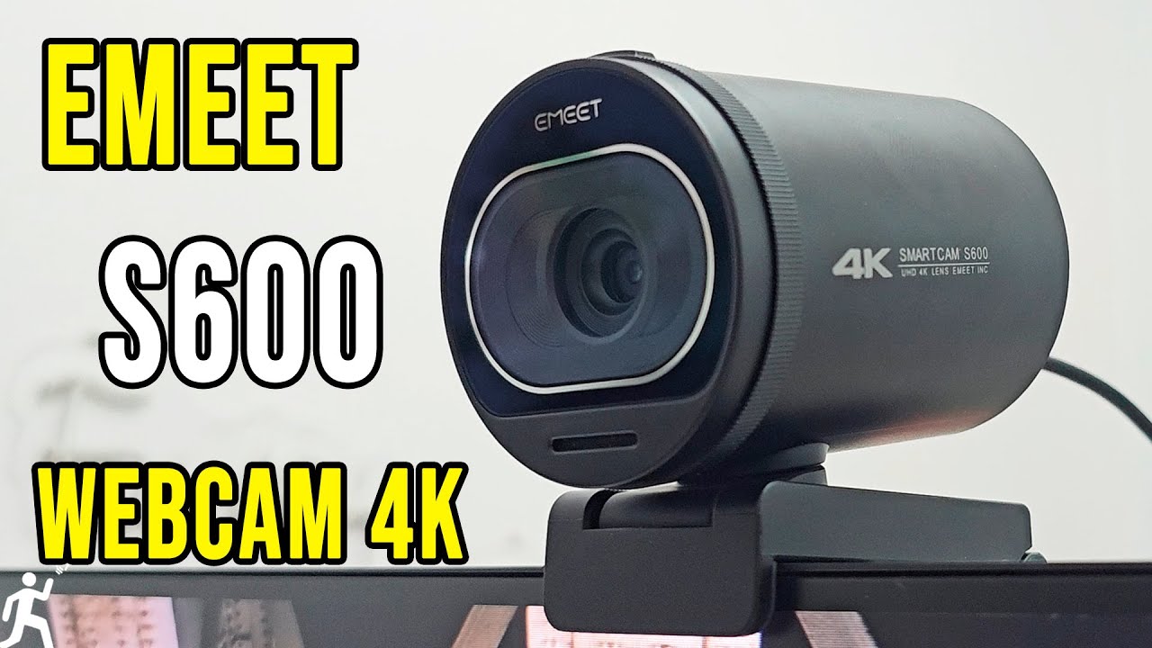 WEBCAM EMEET SMARTCAM S600 4K EXCELENTE PARA STREAMING E LIVES