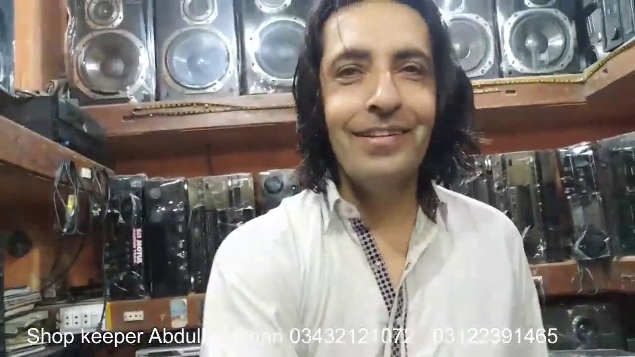 Imported low price Sound System in Jackson Electronic Market Karachi.
