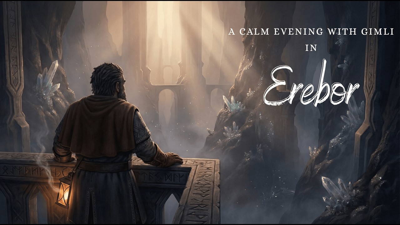 4K Medieval Music For Study | A Calm Evening With Gimli In Erebor