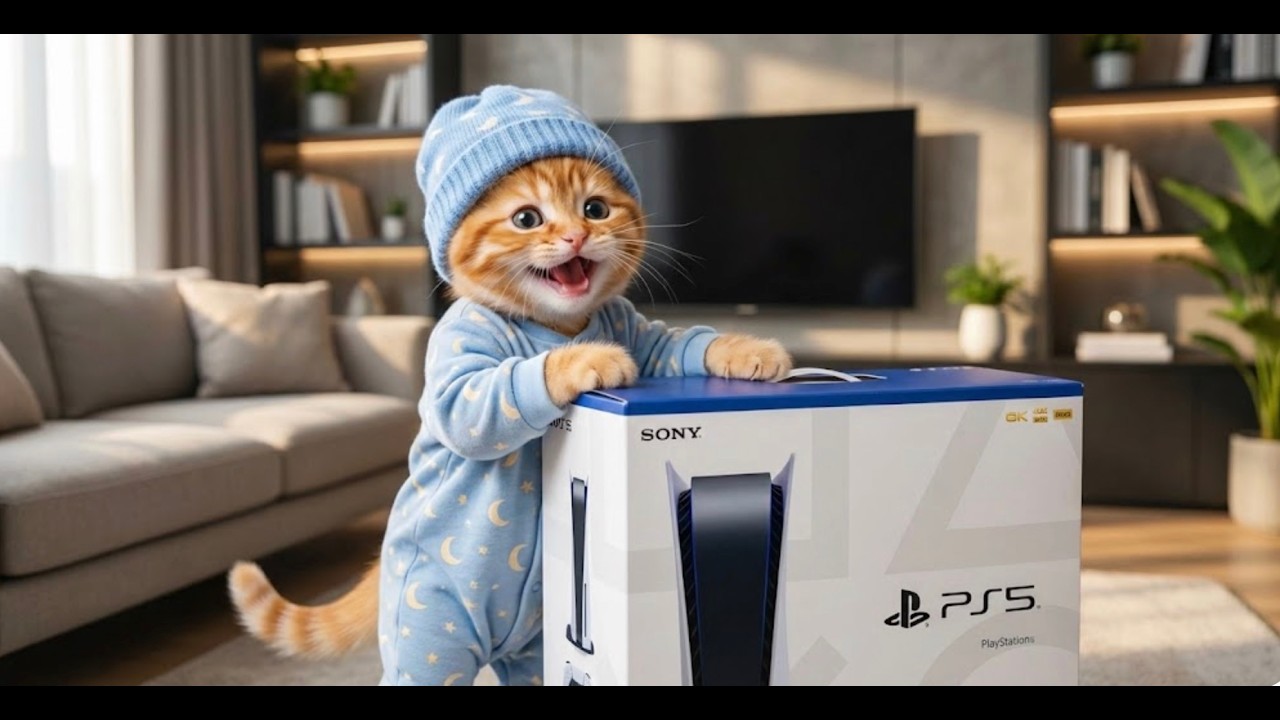 El gatito Dreamy trabajó duro como temporero  y compró ropa nueva para mamá gata 🥺🐱