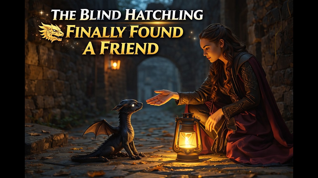 The Blind Dragon Hatchling Was Left to Cry—Until a Human Held His Hand | HFY | Fantasy Dragon Story