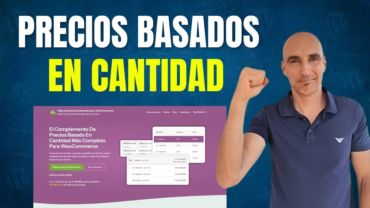 🎯 Cómo Configurar Descuentos por Cantidad en WooCommerce | Tiered Pricing Table