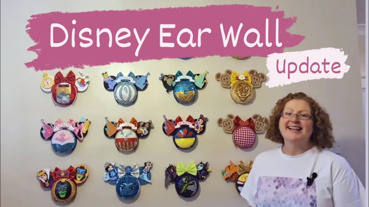Displaying my Minnie Ears 🎀 (Disney Ear Wall) The Cave of Wonders UK Edition!