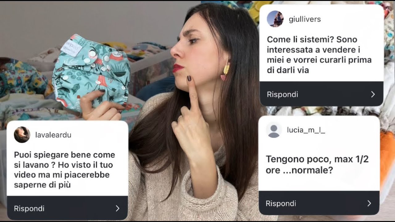 Come si lavano i pannolini lavabili? Come conservarli? Come vendere quelli usati? Q&A