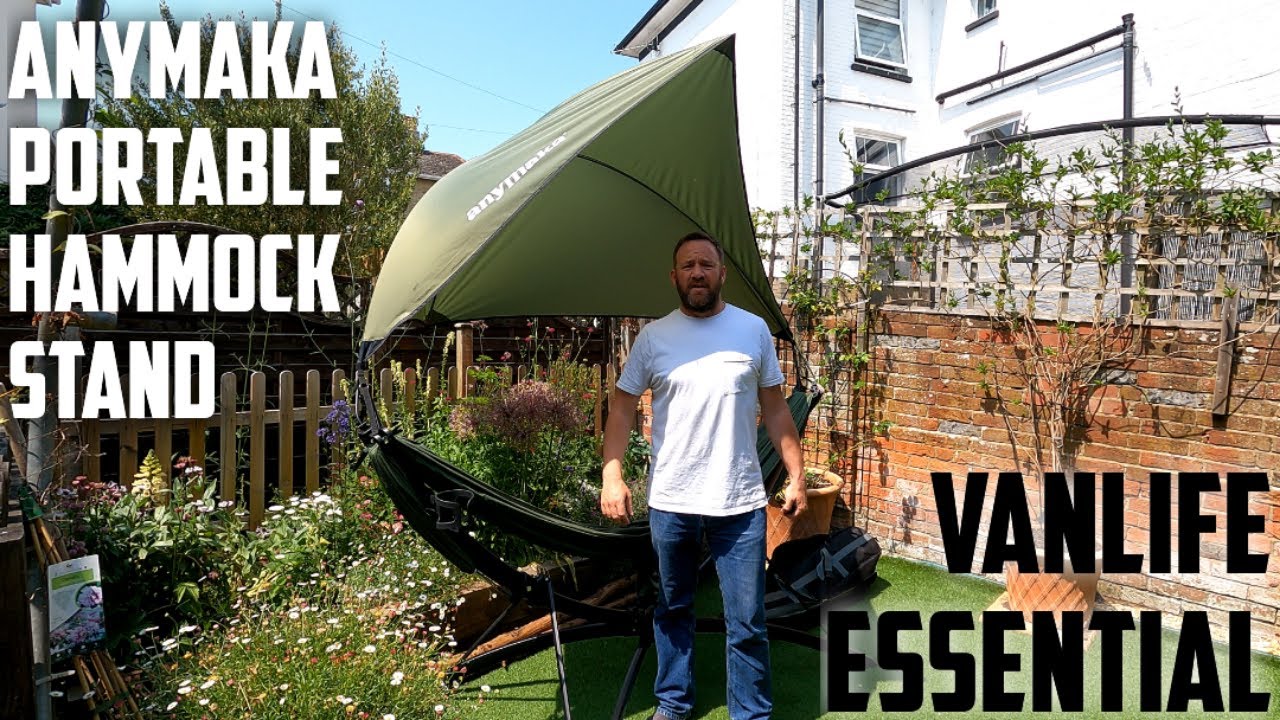 Anymaka Portable Hammock Stand. Perfect Vanlife Accessory