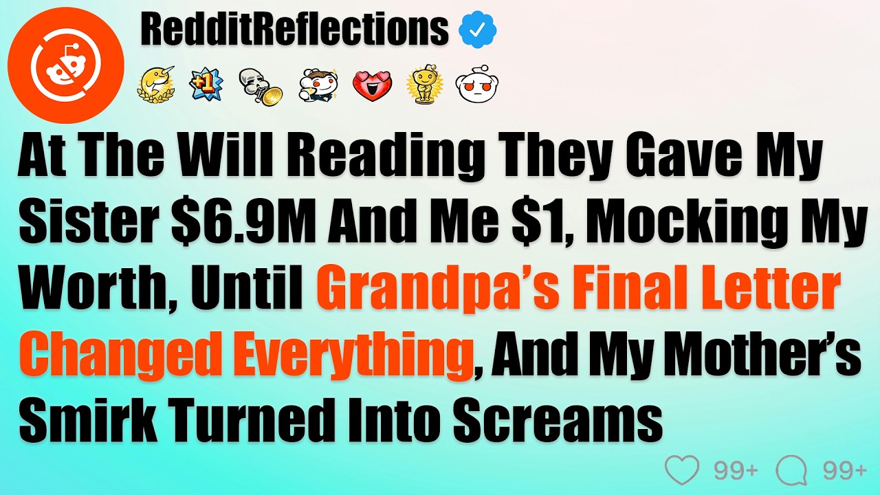 My Parents Laughed While Handing My Sister Millions And Me A Dollar, But One Hidden Letter...