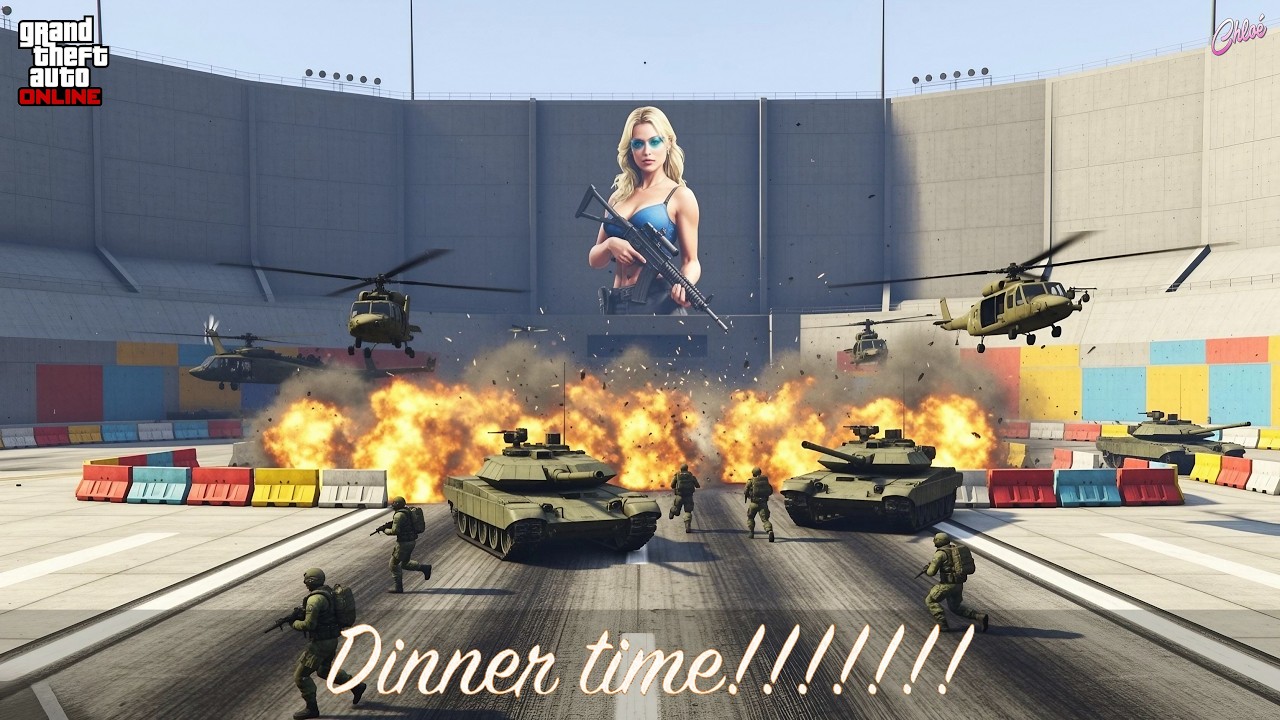 GTA Online - Survie - Dinner time!!!!!!!