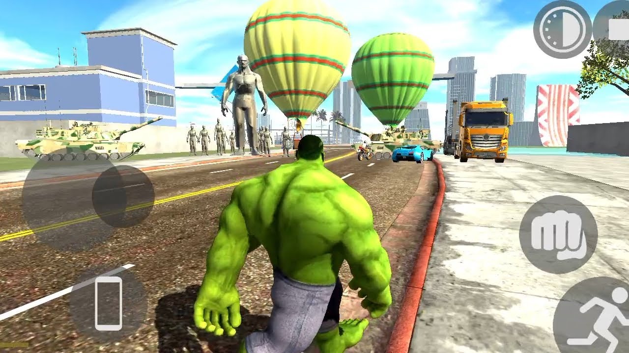 The Giant Zombies Vs The Green Halk || Indian Bike Driving 3d Game Play ||#indianbikesdriving3d 