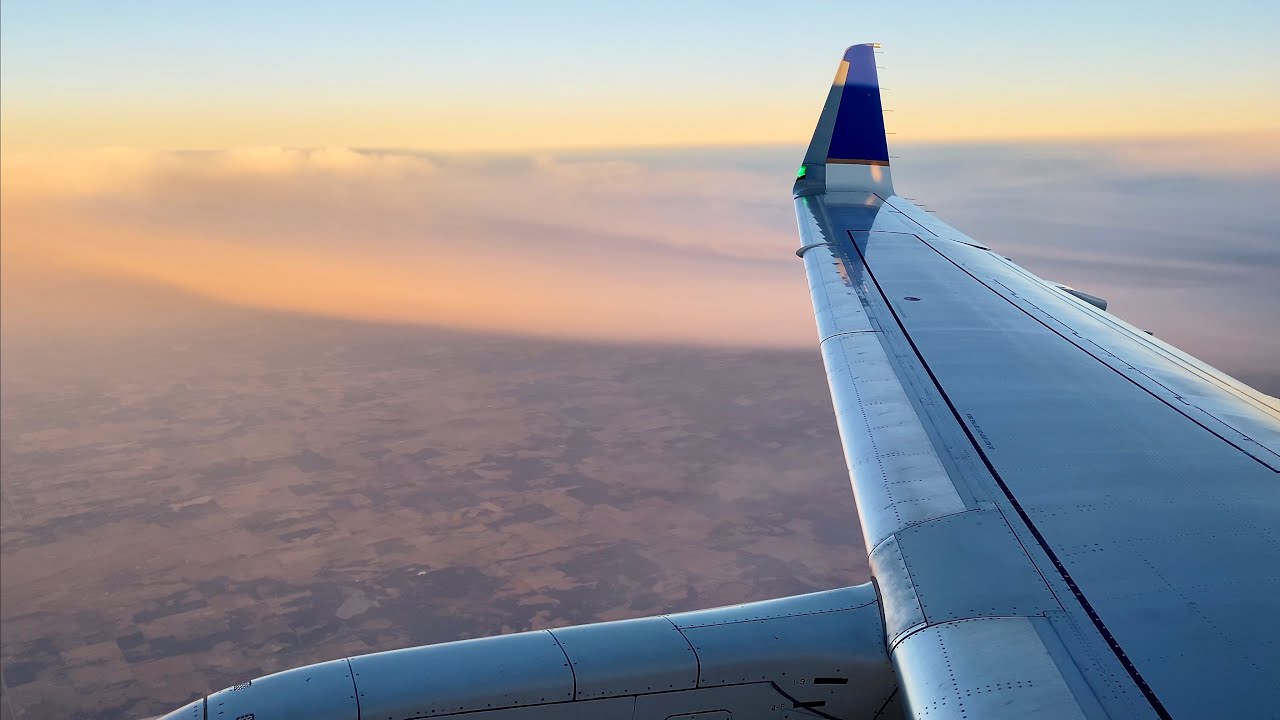 Awesome Hazy Sunrise Views – TUL Takeoff – United Express – Embraer ERJ-175 – N86312 – SCS Ep. 530