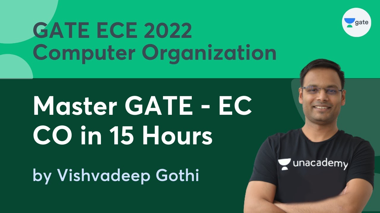 Master GATE - EC CO in 15 Hours | Computer Organization | GATE ECE 2022  | Vishvadeep Gothi