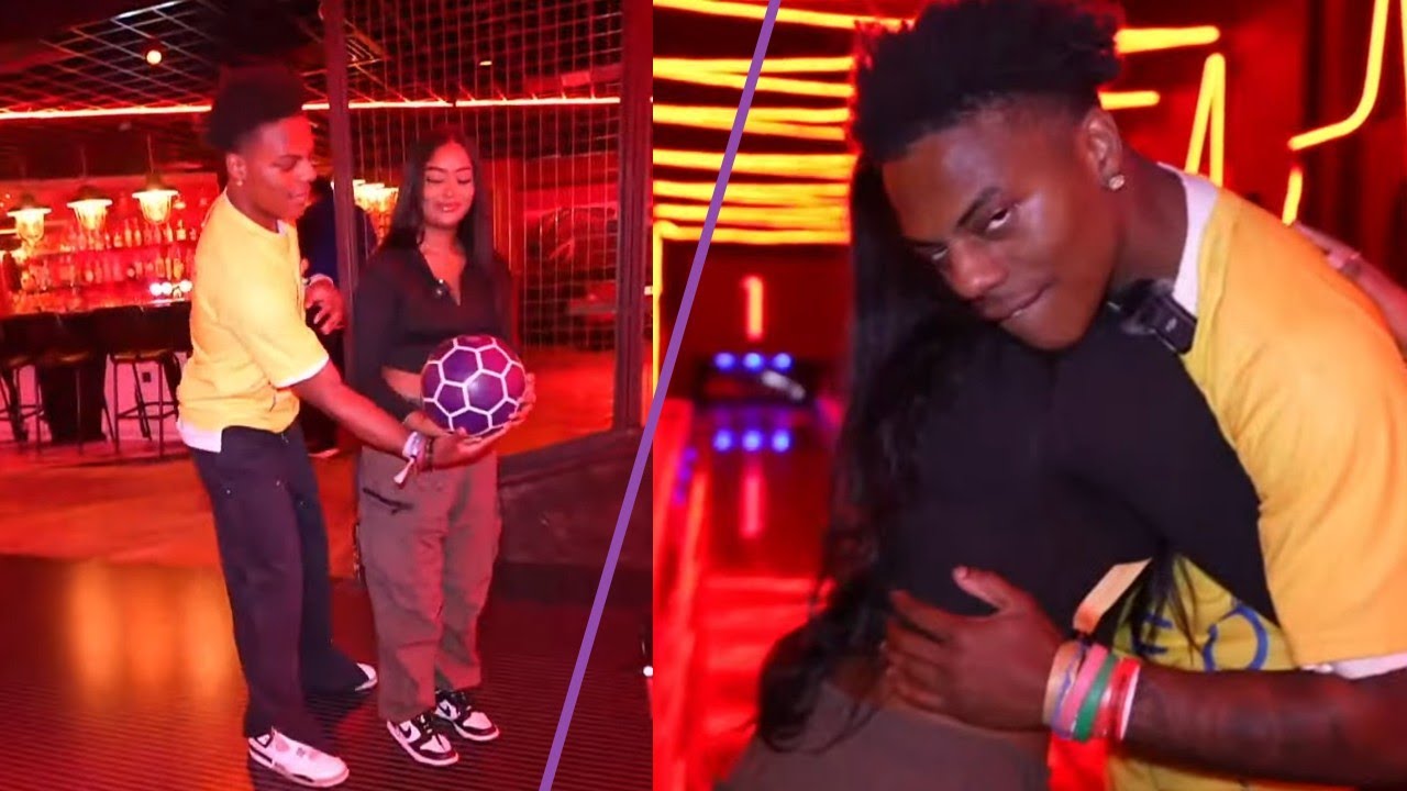 Ishowspeed plays bowling with his new girlfriend!