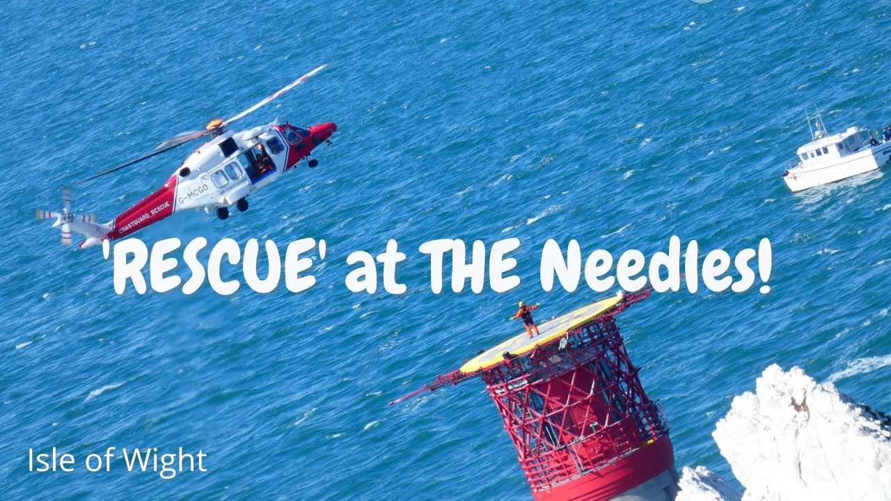 The Needles, Isle of Wight 'RESCUE' - National Trust Old Battery & Lighthouse