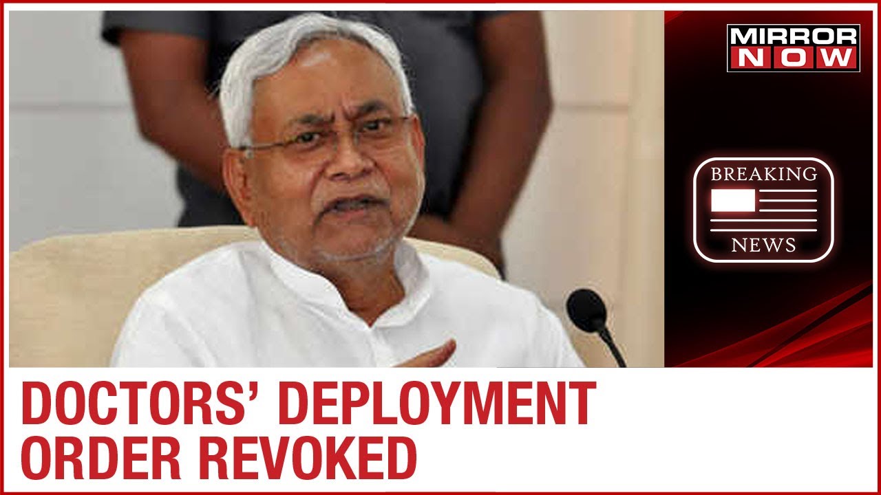Patna medical college withdraws deployment order of doctors, nurses & ventilator at Bihar CM's house