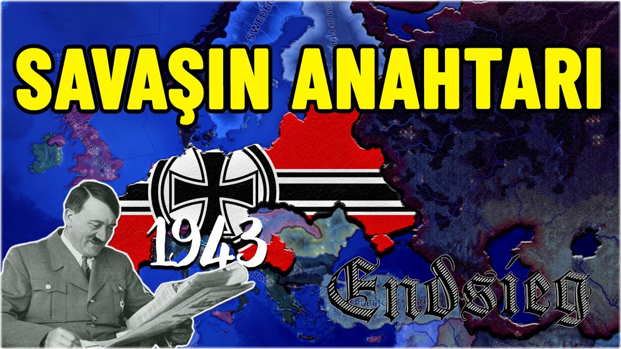 BERLİN BOMBALANIYOR | ENDSİEG-1943 | HEARTS OF IRON 4 #1