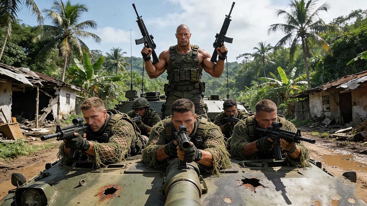 Special forces soldier faces enemy tank squad head-on! Crushing armored units with sheer skill!