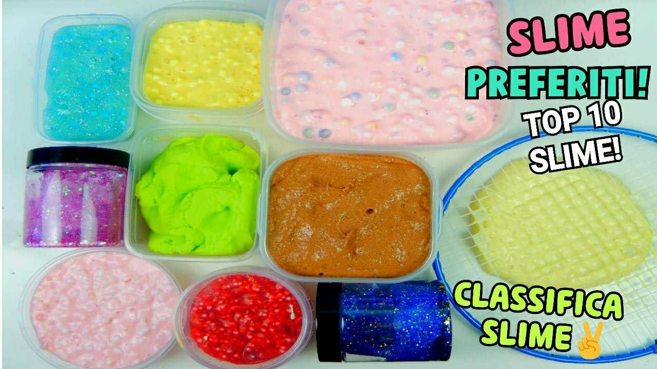 I MIEI SLIME PREFERITI DEL 2017! (CLASSIFICA SLIME) +ASMR E PRESSING! Iolanda Sweets