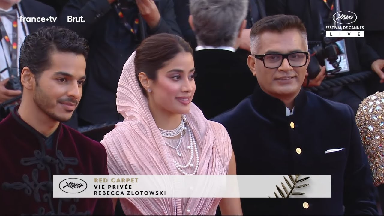 Cannes 2025 | Janhvi Kapoor, Ishaan Khatter, Karan Johar | Indian Celibrity at Cannes red carpet