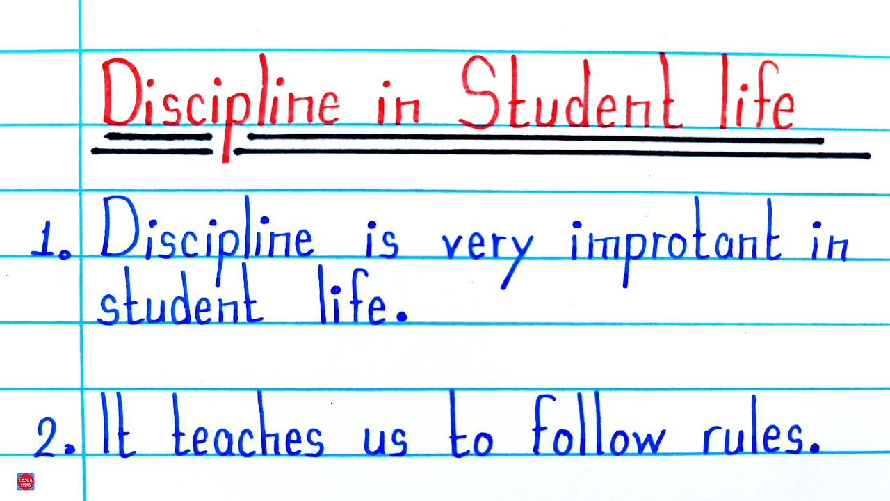 10 Lines on Discipline in Student Life | Importance of Discipline | Best for Class 6–10
