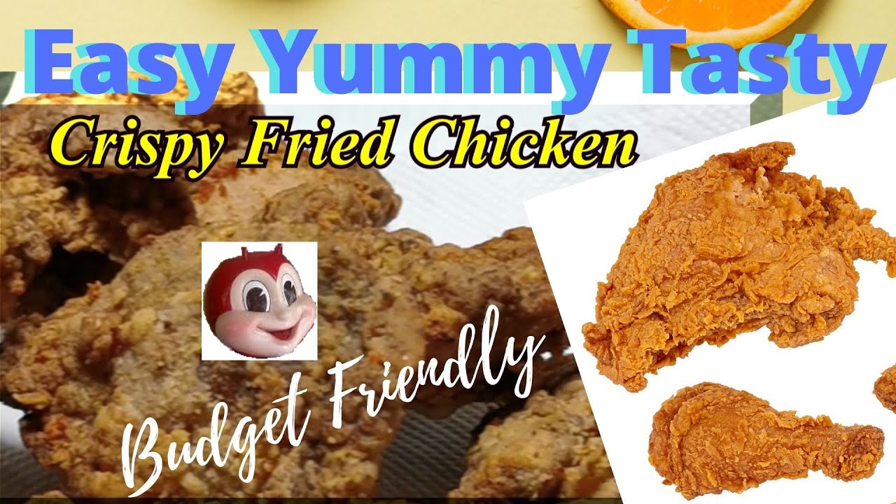 How to cook Easy, Simple but Jolly, Crispy, Tasty Fried Chicken Closer to Jollibee Chicken Joy.