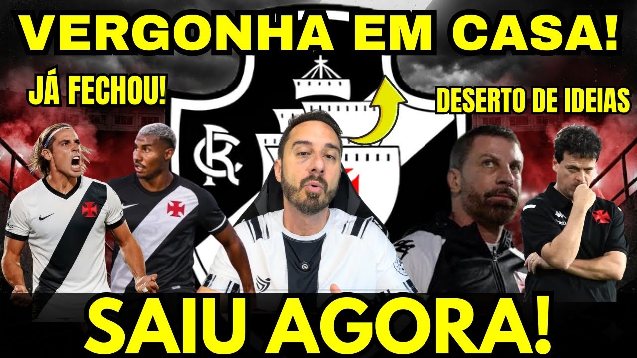 🚨 EXCLUSIVO 🚨 | DINI﻿Z APERTADO! VASCO PREVISÍVEL | REFORÇOS CUIABANO E SPINELLI FECHADOS