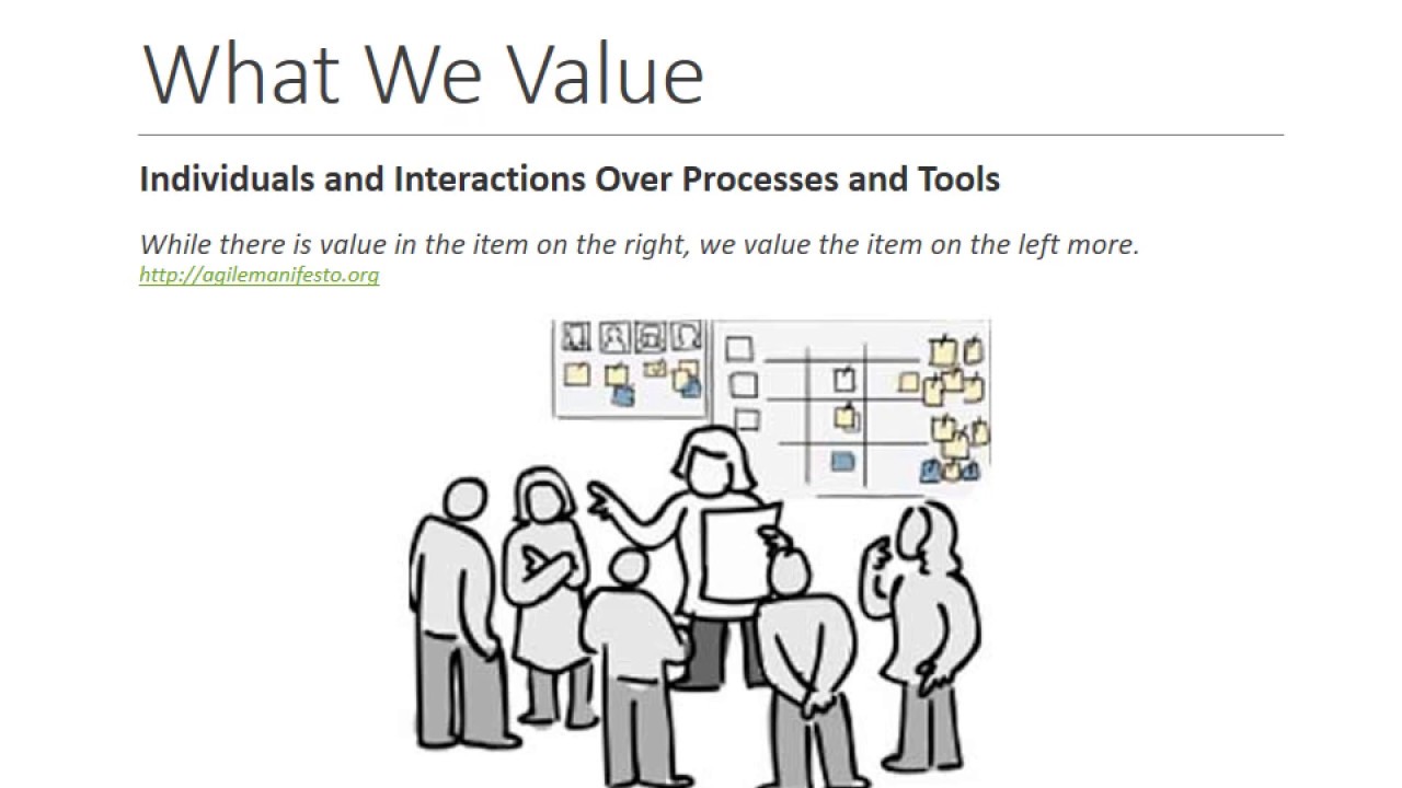 Agile Value: Individuals and Interactions Over Processes and Tools