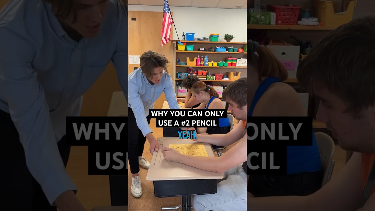 You don&rsquo;t want to see #4 #americanhighshorts #schoollife #highschool #pencil #scantron #test