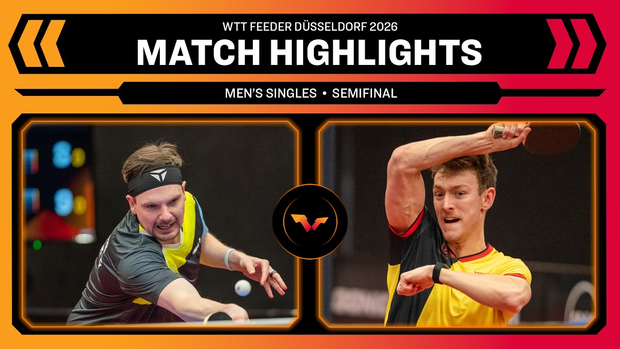 Ricardo Walther vs Adrien Rassenfosse | MS SF | WTT Feeder Düsseldorf 2026