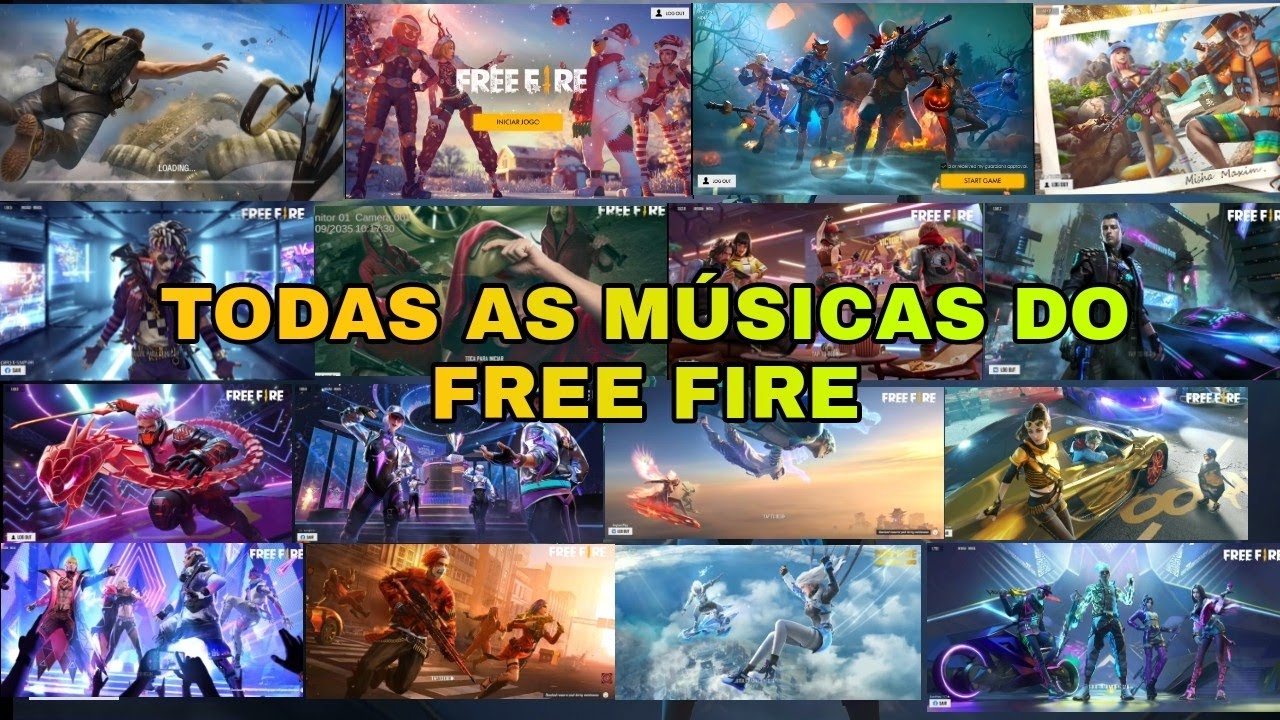 TODAS AS MÚSICAS DO FREE FIRE!🔥(2017-2022)