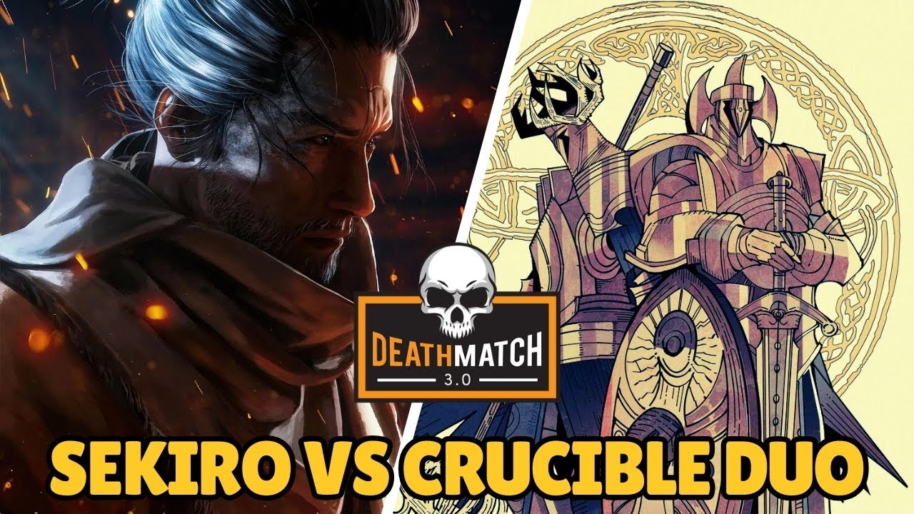 SEKIRO Vs CRUCIBLE DUO (No Damage) - PERFECT DEFLECTS
