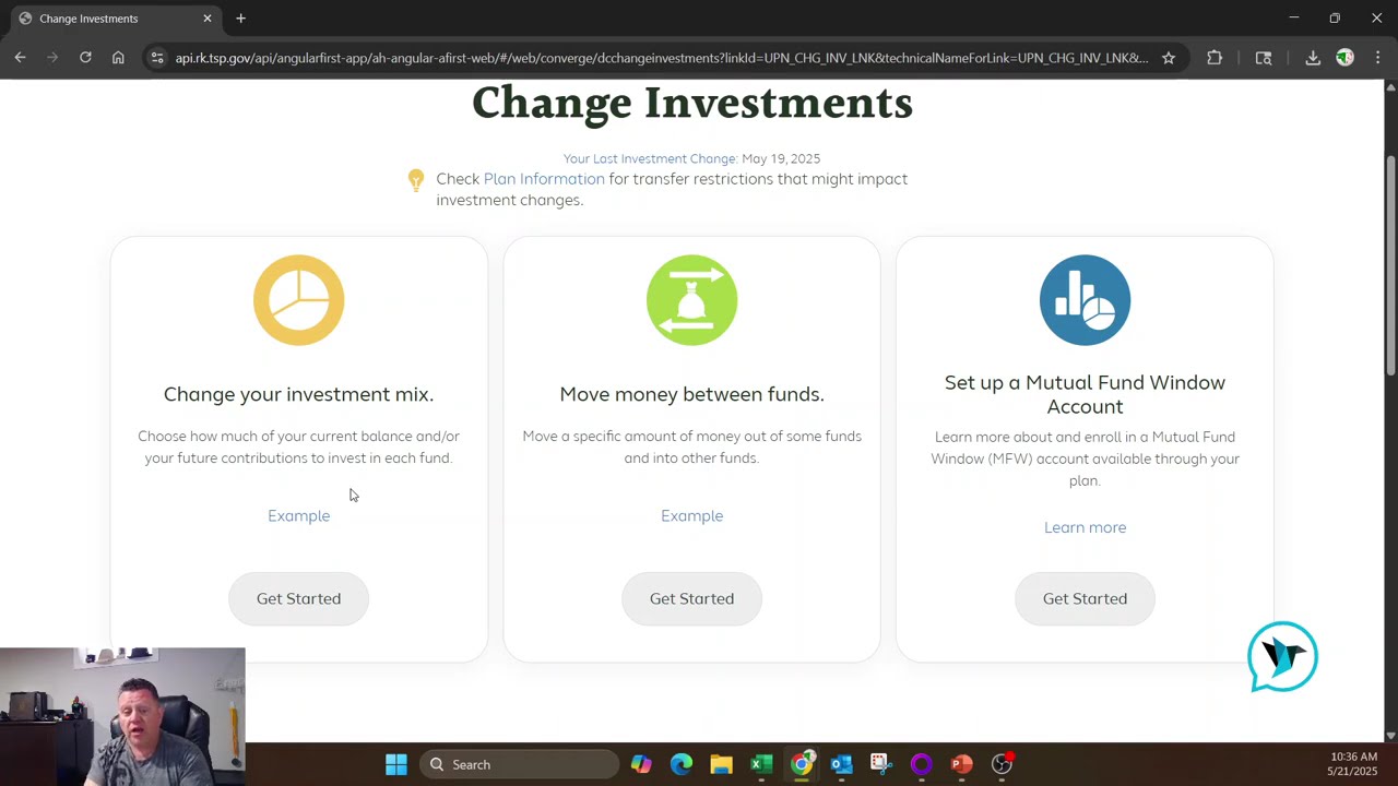 Investment options in the Thrift Savings Plan 2025 05 21