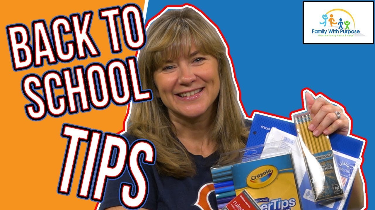Back To School Tips - Avoiding the stress of clothes, supplies, and lunches