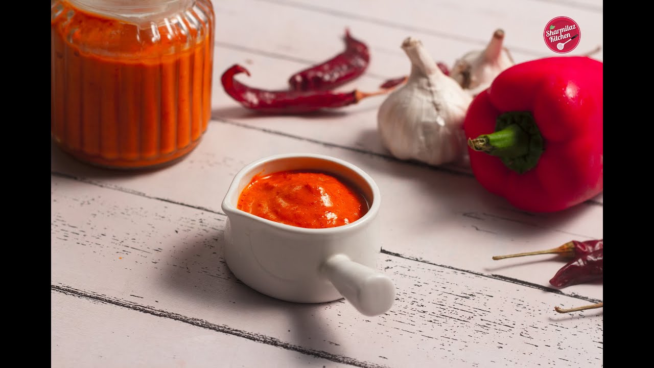 How To Make Harissa Sauce - Smoky Harissa Sauce Recipe - Storage Tips - Sharmilazkitchen