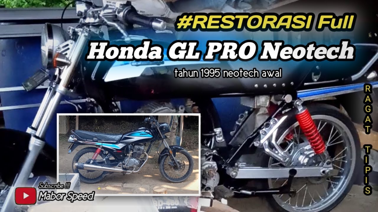 Restorasi HONDA GL PRO Neotech thn 95 || By Mabor Speed