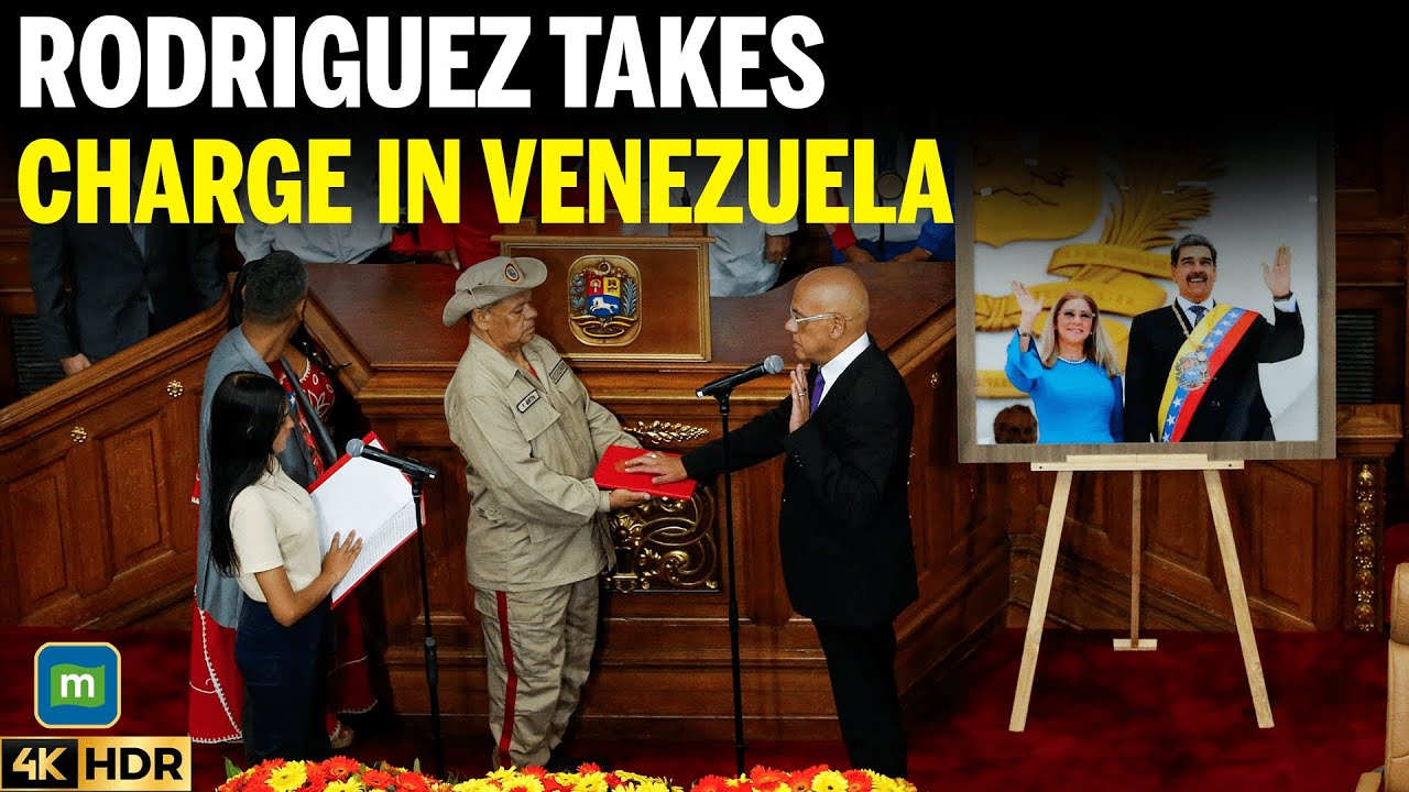 Delcy Rodriguez Sworn In as Venezuela&rsquo;s Interim President After Maduro Ouster