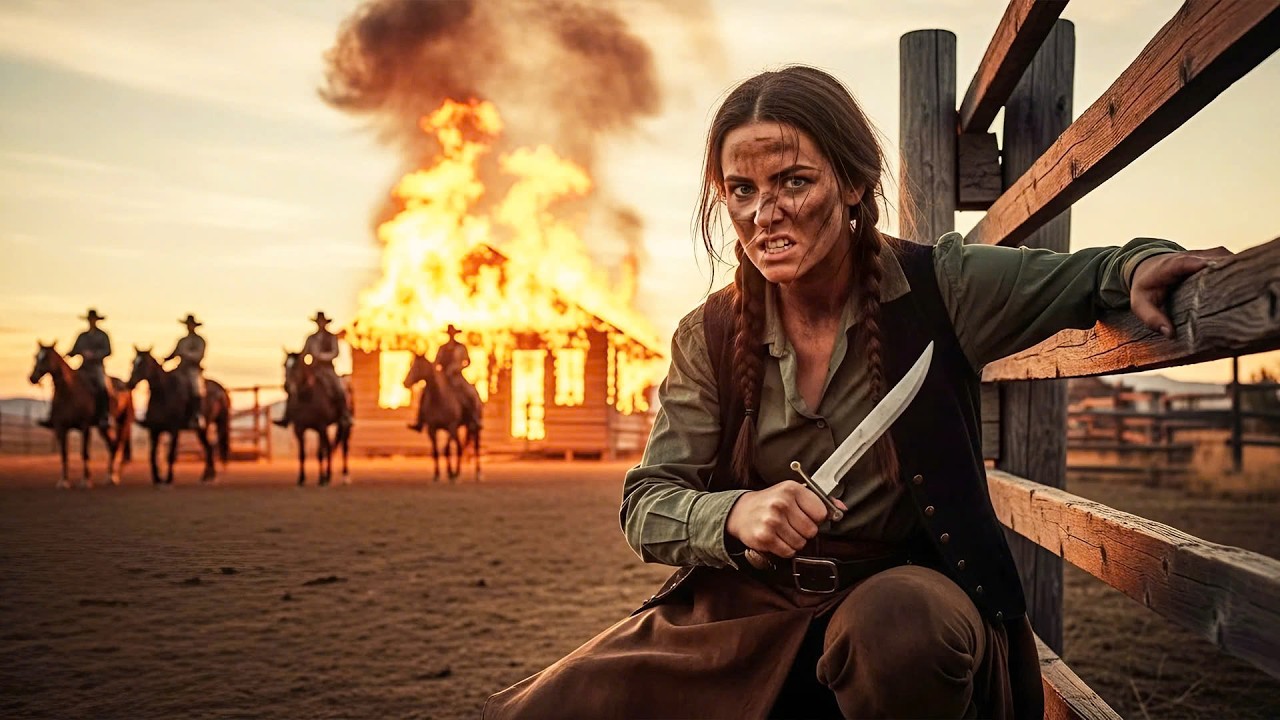 Bandits Torched A Widow Ranch — Big Mistake She Once Hunted Mountain Lions With Only A Knife Alone!