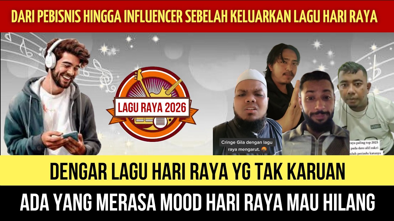 DENGAR LAGU HARI RAYA YG TAK KARUAN ADA YG MERASA MOOD HARI RAYA HILANG