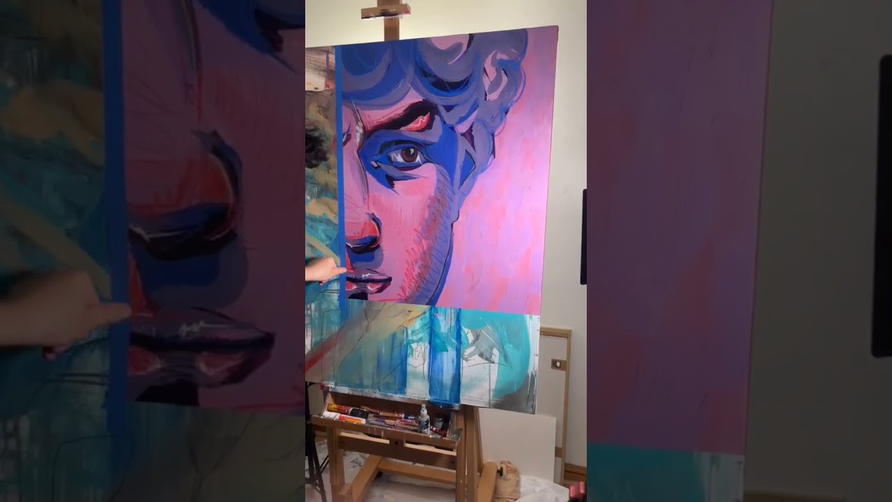 Como Enmascarar para Pintar con Acr&iacute;lico - T&eacute;cnica Mixta