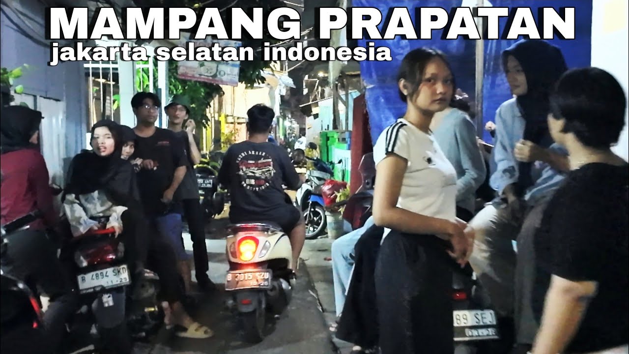 SUASANA MALAM MINGGU DI PERMUKIMAN PADAT JAKARTA SELATAN ! | nightlife in jakarta