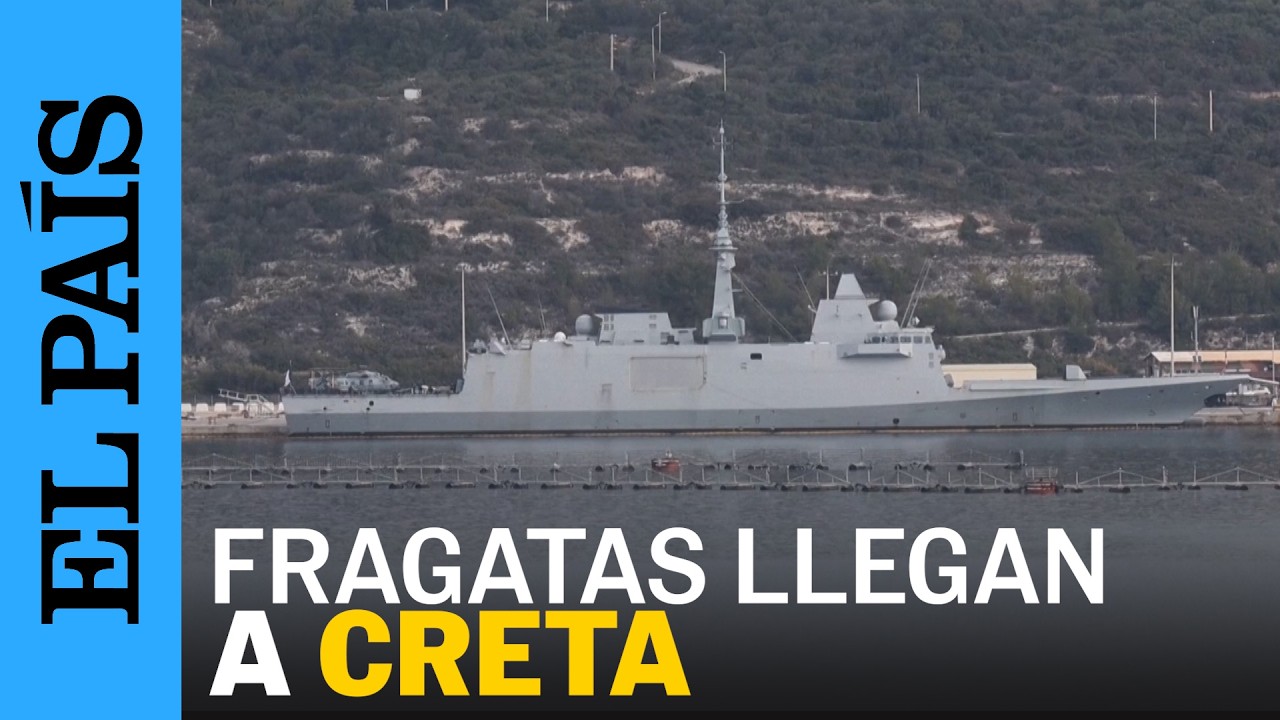 GUERRA IRÁN | La FRAGATA ESPAÑOLA de apoyo a CHIPRE llega a la base naval de CRETA | EL PAÍS